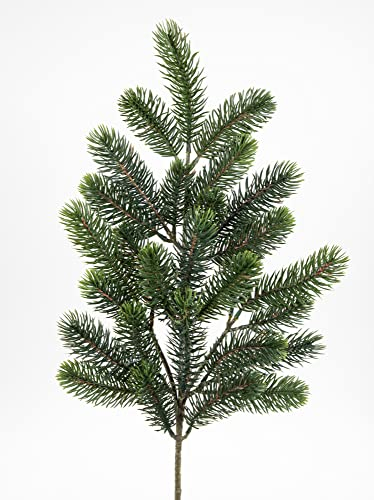 Seidenblumen Roß Kunststoff-Tannenzweig Premium 65cm/28 Tips YF künstliche Tannenzweige Kunststoff 100% PE Spritzguss