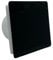 AirTech-UK Bathroom Extractor Fan 150mm/6 Matte Black Glass Front Panel with Humidity Sensor
