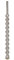 AEG - Foret SDS-Max 2 taillants diam 40 mm x longueur 570 mm - ASDS40570