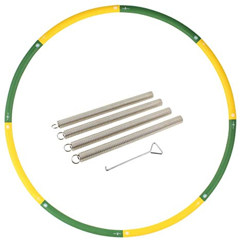 HOOPOMANIA Booster Hoop [0,85 kg + 4 x 200 Gramm] Hula Hoop Reifen füllen Hulla Hup