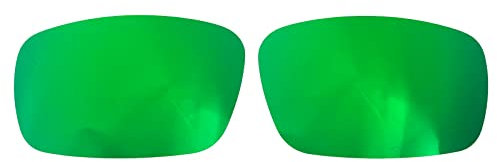 Verres de rechange polarisés pour Oakley Crankshaft OO9239 Épaisseur 1,5 mm Prévention du sel Résistant à l'huile (vert)
