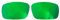 Verres de rechange polarisés pour Oakley Crankshaft OO9239 Épaisseur 1,5 mm Prévention du sel Résistant à l'huile (vert)