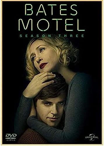 Poster Bates Motel Vintage-Tv-Show-Poster, Wandkunst, Bilder, Leinwand, Malerei, Poster Und Drucke, Heimdekoration 50X70Cm Kein Rahmen