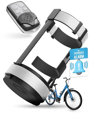 Parkwächter B1 Porte-bouteille de vélo avec alarme, porte-bouteille AirTag, porte-gobelet, variable, pour de nombreuses bouteilles, alarme de vélo, protection IP55, blanc