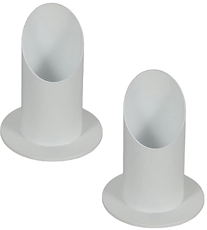 2 Stück Kerzenständer für Kommunionkerze 4 cm Kerzenständer aus Metall für Taufkerze Kommunionkerze Tafelkerze Traukerze