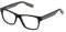 FILA Quadratisch Edelstahl Brillen in Schwarz Glänzend für Herren, Brille mit Sehstärke, optional mit Sonnenbrillen tönung oder Blaulichtfilter (Modell VFI539)