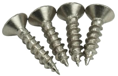 500 Stück M1,4 M1,7 M2 M3 vernickelte Kreuzschlitz-Senkkopfschrauben selbstschneidende Holzschrauben, M1.4, 14mm