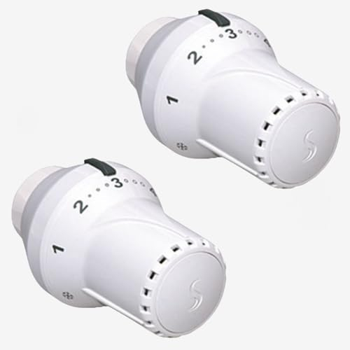 2X Cosmo Thermostatkopf m.Nullstellung mit Klemmanschluss für Danfoss CTDN