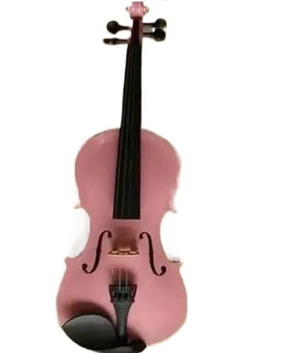 violino per principianti Violino Rosa In Legno Pieno Misura 1/4 3/4 4/4 (Color : 1/4)