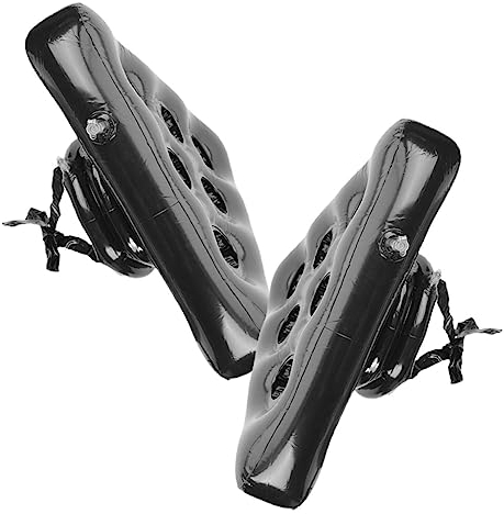 BESPORTBLE 2pcs Inflatable Pong Hat Toss Game 6 Holes Black Beer Cup Toss Toy for Adults and Kids Outdoor Party Fun