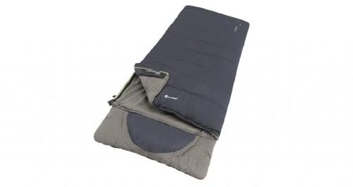Outwell Unisex – Erwachsene Contour Lux Deep Blue Schlafsack, Deckenschlafsack, Blau, 220 x 85 x 85 cm