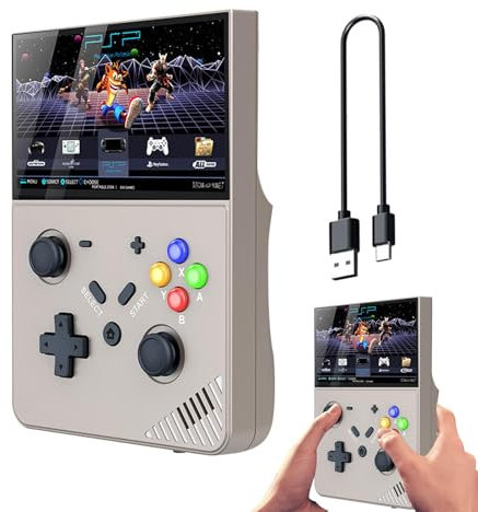 Console di Gioco Portatile Classica Retrò per Bambini e Adulti - Videogiochi Con Schermo da 4,3 Pollici