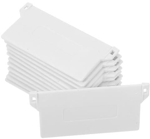 ORFOFE 12stücke Kunststoff-lamellenvorhang-bodenplatte Tragbare Vertikale Lamellenvorhang-bodenplatten Zubehör Für Wohnzimmer Schlafzimmer Küche