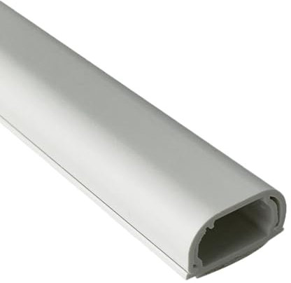 VDCVADKYE Canalizzazioni per Cavi a Parete, Canale for Cavo di Alimentazione Flessibile Autoadesivo, Kit, Scatola Quadrata, for Nascondere Cavi for TV e Computer in Ufficio a casa(White)