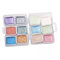 Generic 6x Ensemble de Peintures à L'aquarelle, Pigments D'art D'ongle de Couleur Nacrée Scintillante pour Illustrations de Décoration D'art D'ongle DIY Peint