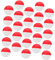 MAGICLULU 50pcs Round Plastic Capsules for Vending Machine Twist Win Toys Decorative Storage Balls Party Favors Candy Holders 65mm Diameter