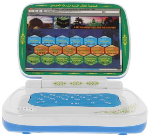 JOINPAYA Zusammenklappbare Lernmaschine Laptop Für Kleinkinder 3-5 -Laptop-Computer 4-6 Jahre Alt Laptop-Computer Für Babycomputer Kleinkind Laptop Blue Plastik