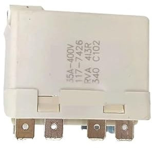 WHALCREK Outils compatibles avec Relais de démarrage de compresseur pour Machine à glaçons Manitowoc HOSHIZAKI 35A-400V 117-7426 RVA 413R