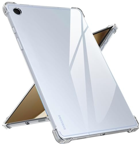 Natbok Case for Samsung Galaxy Tab A11 Plus 11 Inch, Advanced Airbag Drop Protection, Flexible Silicone TPU Shockproof Anti-Scratch, Anti Yellowing, Slim-Fit Samsung Tab A11+ Tablet Case Cover, Clear