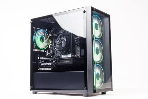 GTR Gaming PC | Ryzen 7 5700X | RTX 5060 | 16GB 3600MHz RAM | 1TB NVMe SSD | 600W 80+ Bronze PSU | ARGB Glass Case | Windows 11 | WiFi & Bluetooth