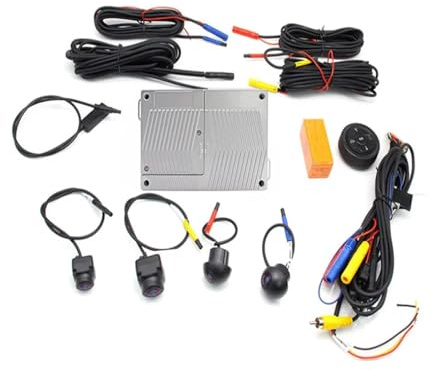 Reverse Camera HD 1080P 3.5D 360 Degree Bird View Panorama System Cameras Car Parking Surround View Video Recorder DVR Monitor UHD 4K