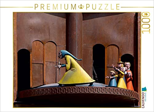 CALVENDO Puzzle Glocken- und Figurenspiel am Hochzeitshaus Hameln | 1000 Teile Lege-Größe 64 x 48 cm Foto-Puzzle für glückliche Stunden