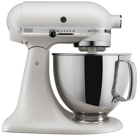 KitchenAid Artisan Series KSM150PS - Batidora de pie inclinable de 5 cuartos de galón