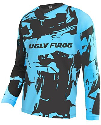 UGLY FROG Herren Element Racewear Motocross Jersey MX Enduro Downhill Trikot Mountain Bike Motorrad Wear Top Schutzkleidung Innen