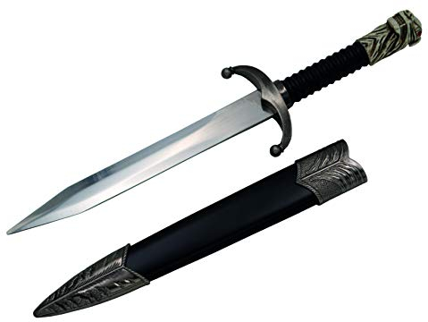 KOSxBO® GoT Sword - Jon Snow Longclaw Schwert 30,5 cm - Dolch - Dagger - Messer mit Scheide - LARP Schwert