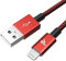 RAMPOW iPhone Ladekabel 2m,Lightning Kabel Kompatibel mit iPhone13,iPhone12, iPhone11, iPhoneXS, iPhone XR, iPhone X, iPhone 8, iPhone 7, iPhone 6, iPad - iOS 15-2m Rot