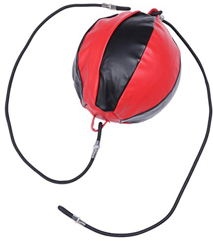 CLISPEED Boxing Reflex Ball Boxen Training Ball Reflexball Boxbirne Speedball Punchingball Doppelendball zum Aufhängen für Boxsack Boxentraining Fitness Geschwindigkeit Training