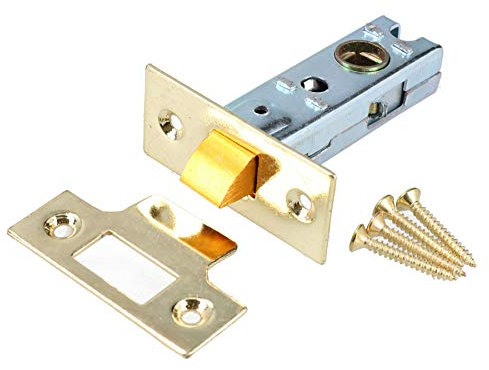 Türriegel aus Messing, röhrenförmig, 63 mm, Schloss