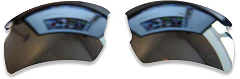 POLARLENS Polarised Replacement Lenses for Oakley Flak Jacket 2.0 XL - Compatible with Oakley Flak Jacket 2.0 XL Sunglasses (Black)