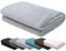 L.E.M.B. Hometrends Kuscheldecke Decke XXL Wohndecke Tagesdecke Sofadecke Fleecedecke Mikrofaser Strokkur 220 x 240cm hellgrau