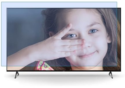 JHZDX Protezione Schermo TV - Anti-Abbagliamento AntiGraffio per Monitor da 32-75 Pollici, Pellicola Proteggibile Anti-Blu per Display LCD, LED, 4K OLED & QLED HDTV Display,70 1538 * 869
