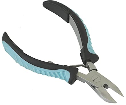 SS INSTRUMENTX Coupe-ongles professionnel pour orteils, pinces pour chiropodie, ongles épais robustes SS (bleu)
