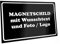 Kiwistar Magnetschild - mit Wunschtext und Foto individuell Bedruckt - Werbung für Firma Büro personalisiert für Auto, KfZ LKW (schwarz, 40x20 cm)
