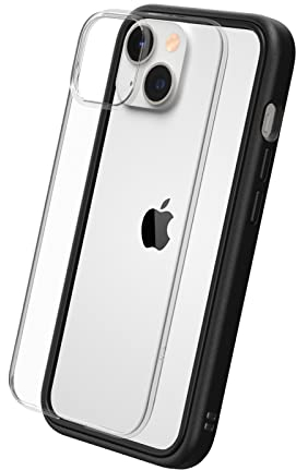 RhinoShield Modulares Case kompatibel mit [iPhone 14] | Mod NX - Anpassbare & stoßdämpfende Schutzhülle im schlanken Design - 3.5 Meter Fallschutz - Schwarz