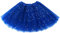 Auranso Tüllrock Kinder Mädchen Röcke Tutu Prinzessin Ballettrock Minirock Tanzkleid Partykleid 2-7 Jahre Dunkelblau