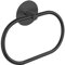 JXINLODGEG Black Towel Holder，Self Adhesive Towel Ring for Bathroom, SUS 304 Stainless Steel Hand Towel Rail Rack Wall Mounted Towel Hanger for Bathroom Organizer, Kitchen - Black