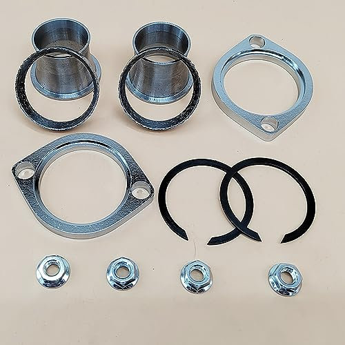 Brida de Cono de par de Puerto de Escape Compatible con Dy-na Ele-ctra Glide Fat Boy Heritage Softail 1986-2022 Accesorios para Motos