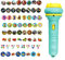 Taschenlampen Projektor kinder Taschenlampen mit Projektionskarte 64 verschiedene Musterprojektionen Projektionslicht Projektor taschenlampe kinder Geeignet für weihnachtliche Kinderspielgeschenke