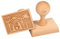 Praisent Keksstempel Krippenmotiv aus Buchenholz, 1 Stück