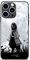 HWLHJJ Obanai Iguro Serpent Hashira Manga Design Mobile Phone Case - Black Frame, Premium Silicone TPU, Unique Anime Style for iPhone XR