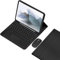 VLEAQC Custodia con Tastiera e Mouse per Samsung Galaxy Tab S6 Lite 10,4 Pollici 2022/2020, Tastiera trackpad Bluetooth Rimovibile, Cover Folio Leggera con Porta Penna S,Nero