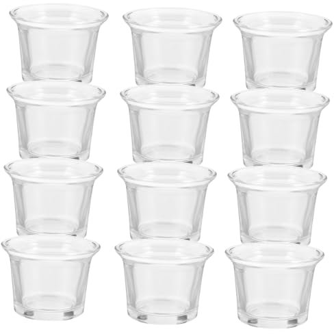 ORFOFE 12pezzi Portacandele Per Tealight e Profumate Per Matrimoni e Decorazioni Natalizie