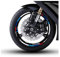 Aufkleber für Felgenräder FÜR B&MW FÜR C400GT Motorrad Rad Aufkleber Streifen Reflektierende Felge Abziehbilder & Aufkleber(Multi-colored)