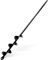 Auger Drill Bit for Planting 4x42cm,Bulb Planters Planting Auger, Garden Auger Spiral Drill Bit Garden Planter Auger Post Hole Digger for 3/8” Hex Drive Drill Solid Shaft,Blcak