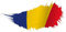 2 adesivi bandiera Romania Romania Airbrush 8 x 5 cm Sticker Bandiera Carsticker