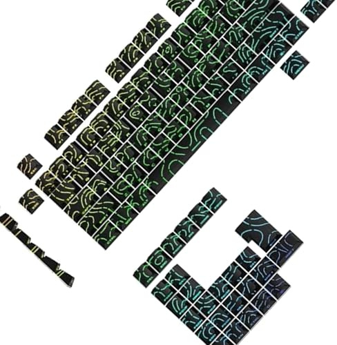 Contour4.0 Technology Side Print Backlits Topographic Keycaps Gradients Side Printing Enhances Backlighting 133Keys Mechanical Keyboards Gradients Keycaps